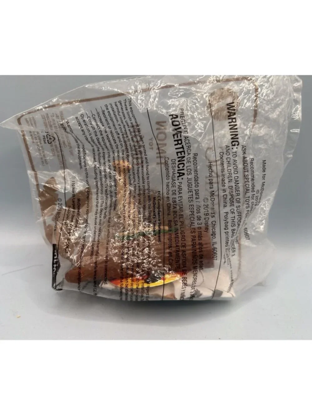 2019 McDonalds Disney’s THE LION KING Happy Meal Toy Toys #7 TIMON